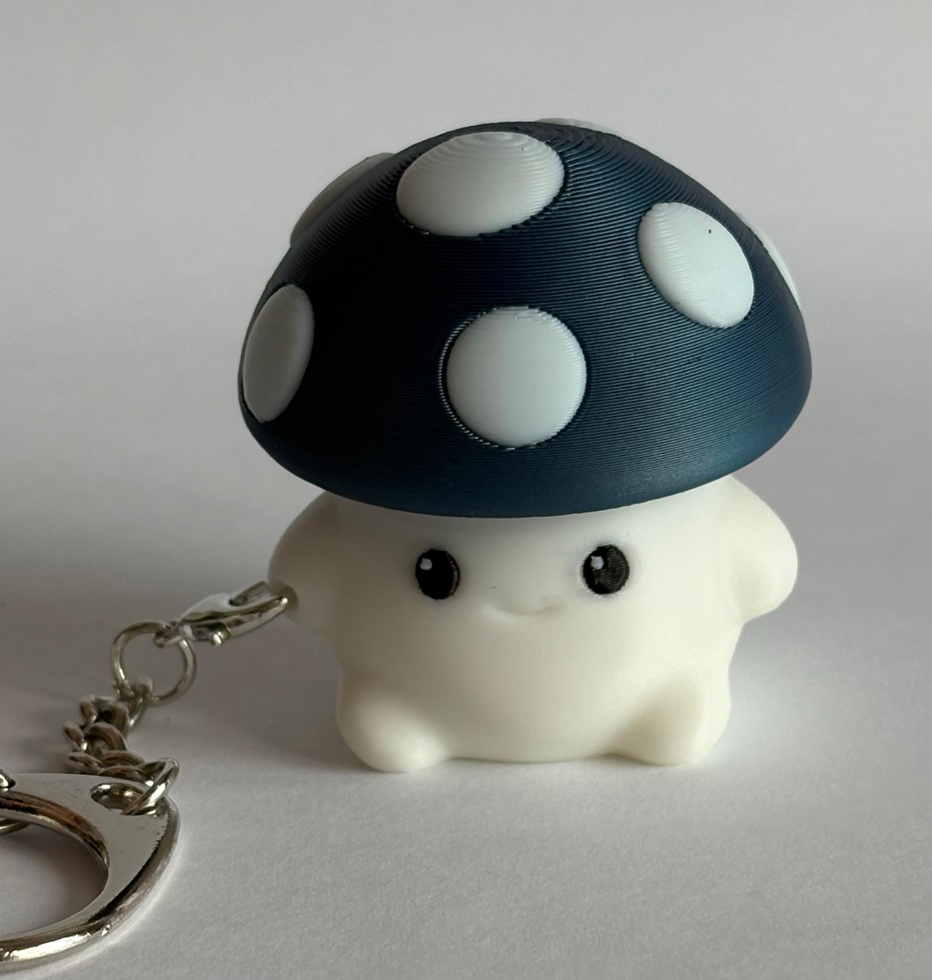 Mushroom Guy · Metallic blue & white thumbnail